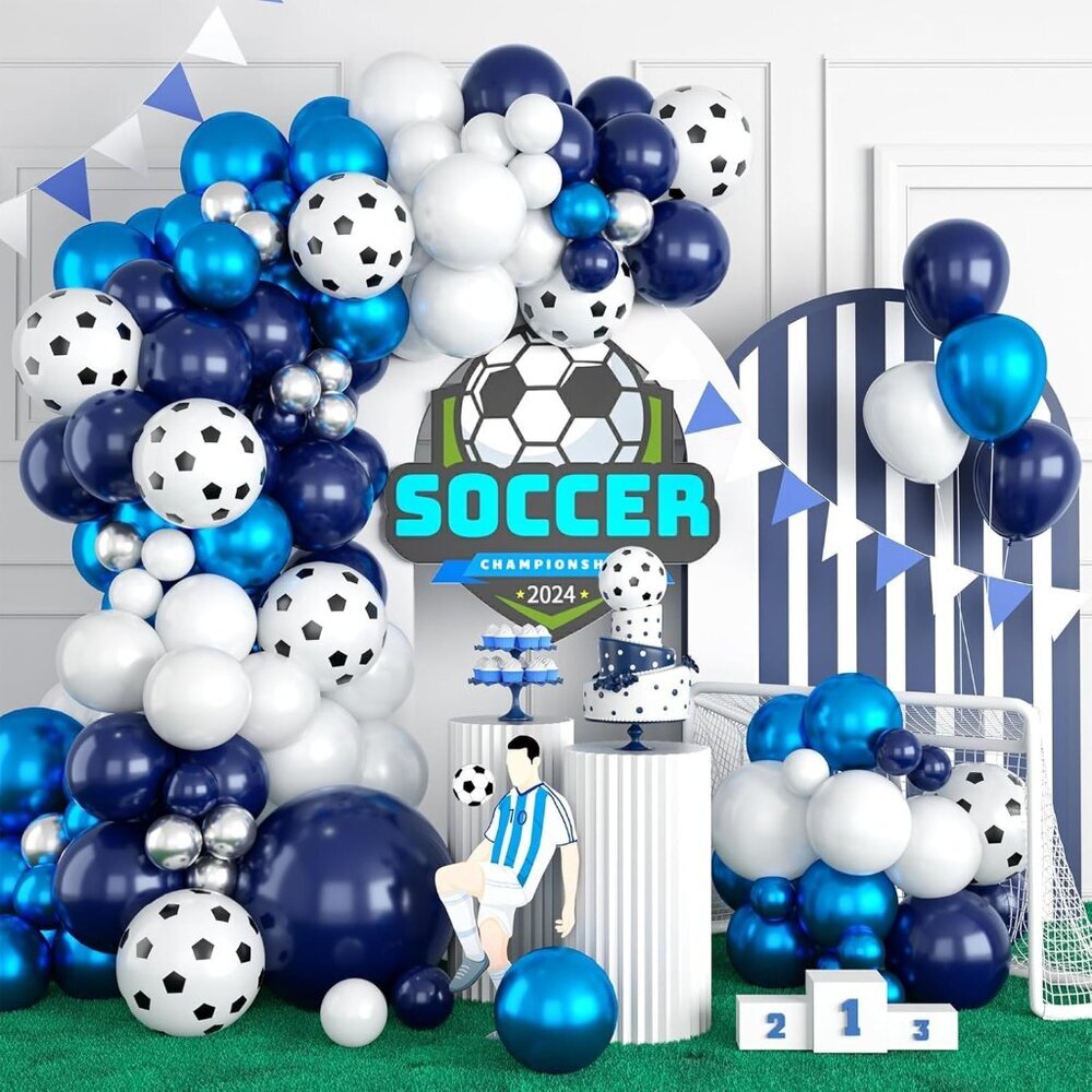 New in Packaging 102 Pcs Soccer Balloon Arch Kit for Sports Themed Parties
